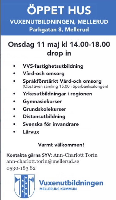 Välkommen till öppet hus på Vuxenutbildningen